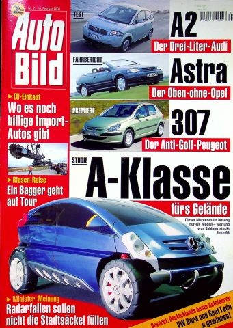 Auto bild 2001 audi a2 - auto,
