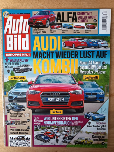 Auto bild 2015 - audi, a4